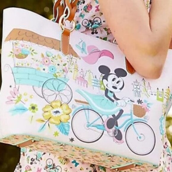 DOONEY & BOURKE DISNEY MINNIE MOUSE EPCOT FLOWER & GARDEN FESTIVAL 2020 TOTE BAG - Picture 10 of 11